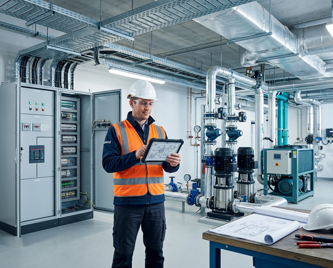 Electromechanical engineering services — electrical and mechanical